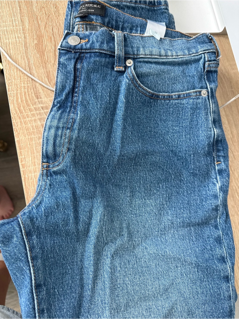 Banana Republic Medium Blue Straight-Leg Jeans